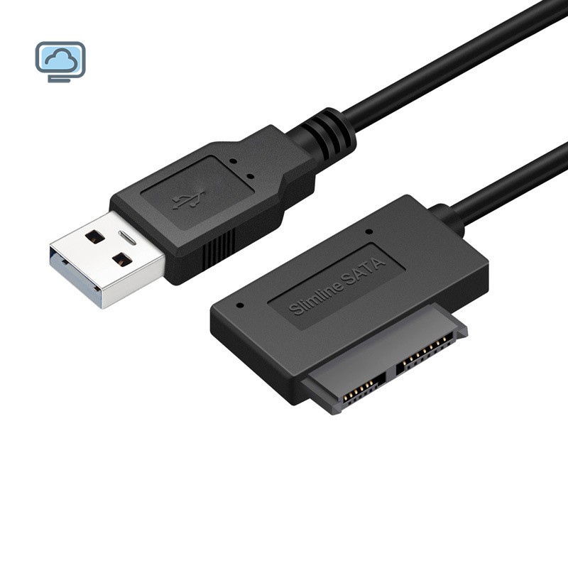 Cáp Chuyển Đổi Ổ Đĩa Cd-rom Sata Sang Usb 2.0 6 + 7pin Sata Sang Usb2.0 Tw