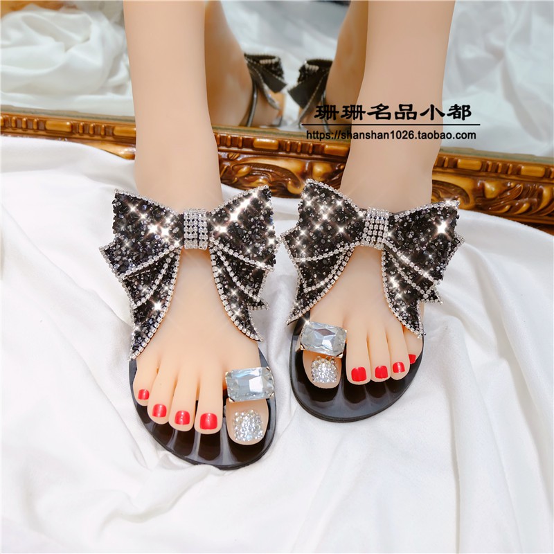 Dép xỏ ngón đính đá size 35/40  250520 TP6