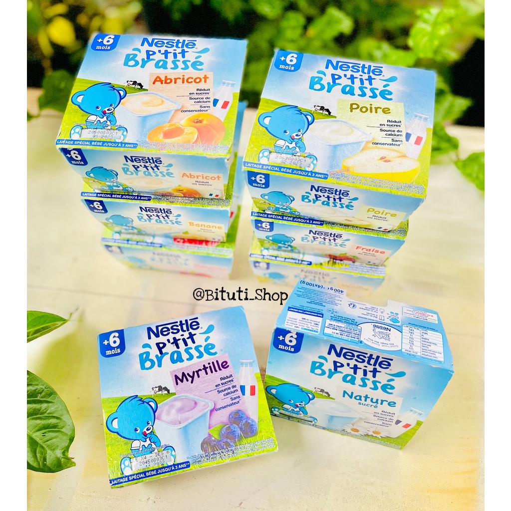 Sữa Chua Nguội Nestle Pháp đủ vị trái cây cho bé từ 6 tháng - Bituti Shop