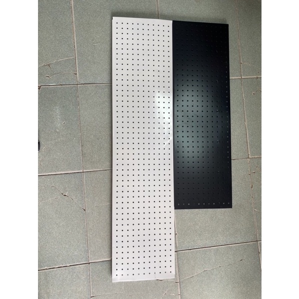 Compo 2 Tấm tôn đục lỗ treo phụ kiện màu đen