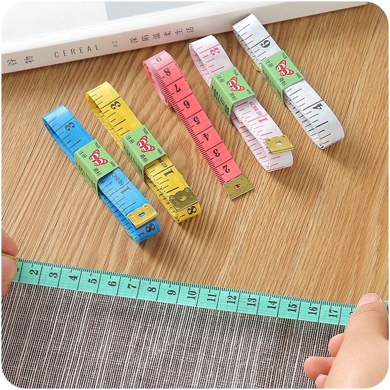 Thước dây đo 3 vòng, may đo quần áo đầu thép Z01, chiều dài 1.5 Mét - Quà Tặng Khách Hàng
