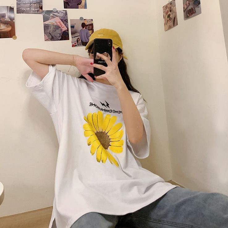 Áo thun áo phông hoa cúc G-Dragon chất cotton xịn hàng Quảng Châu đủ size S/M/L/XL 🔥CÓ ẢNH THẬT🔥 🌟 *