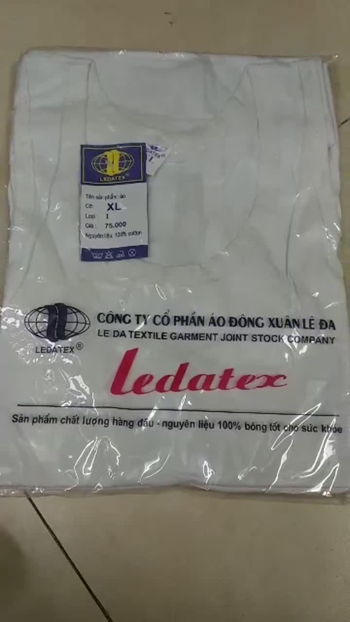 Áo 3 lỗ nam Cotton trắng trơn mặc lót trong sơ mi trung niên LEDATEX dệt kim đông xuân cao cấp DOLOTDAY | BigBuy360 - bigbuy360.vn