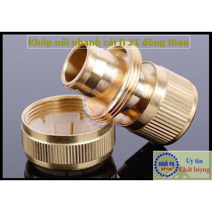 Khớp đồng nối ống mềm đk ngoài fi 23 đk trong fi 20 ra nối nhanh CÁI 16