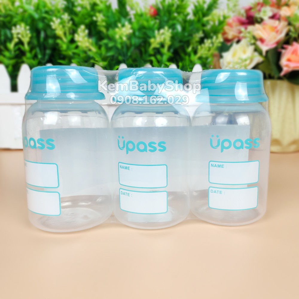 [Chính Hãng] - Bình trữ sữa Upass Thái Lan 125ml - bình đựng sữa mẹ Upass UP0101W