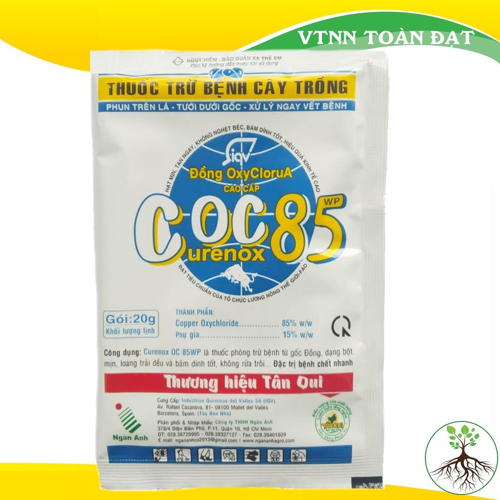 Thuốc Trừ Bệnh Coc85 WP (Gói 20g), thuốc trừ bệnh góc đồng coc 85