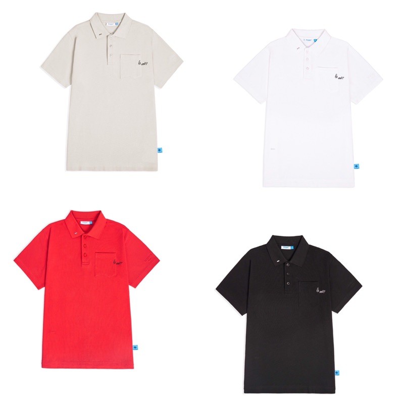 ÁO POLO LEVENTS® DROP SHOULDER SS SHIRT/RED (Levents Chính hãng ✅)