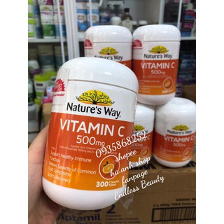 Viên vitamin c nature's way 500mg 300 viên