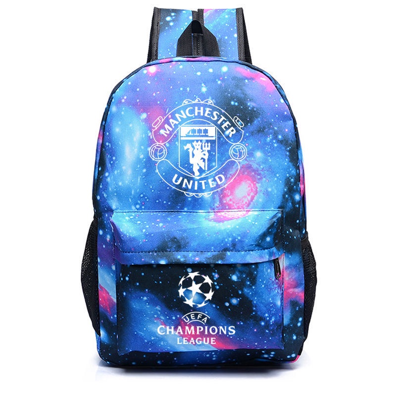 Ba Lô Đi Học In Logo Real Madrid Barcelona Paris Chelsea Manchester United Juve