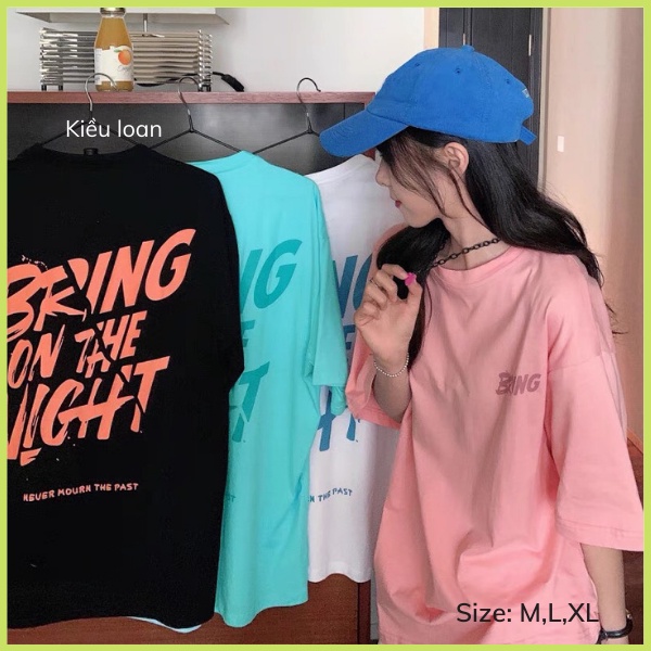 Áo thun , áo phông tay lỡ [ BRING ] KL Unisex