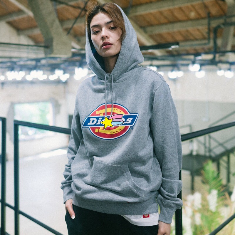 Áo hoodie cotton in họa tiết Dickies thời trang thu đông 2020 cho nam và nữ