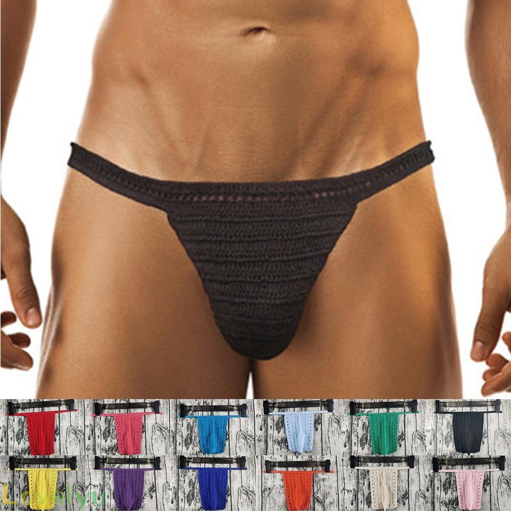 Quần Lót Lọt Khe Đan Móc Thoáng Khí Cho Nam