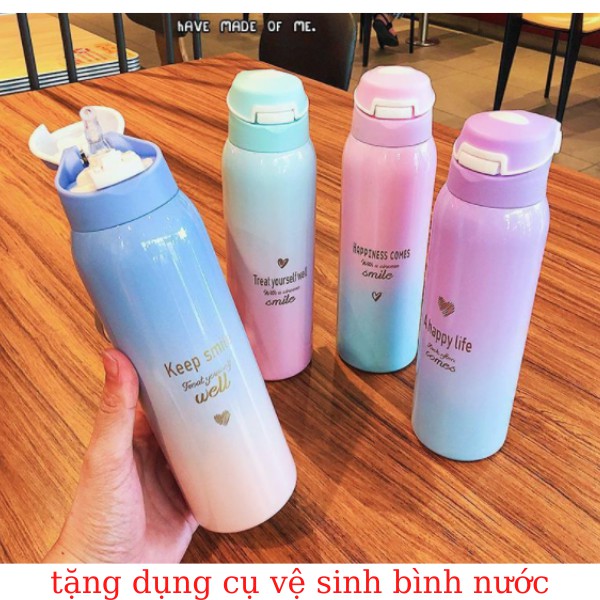 Bình giữ nhiêt CAO CẤP 500ml CÓ DÂY - LOẠI TỐT Bình nước giữ nhiệt