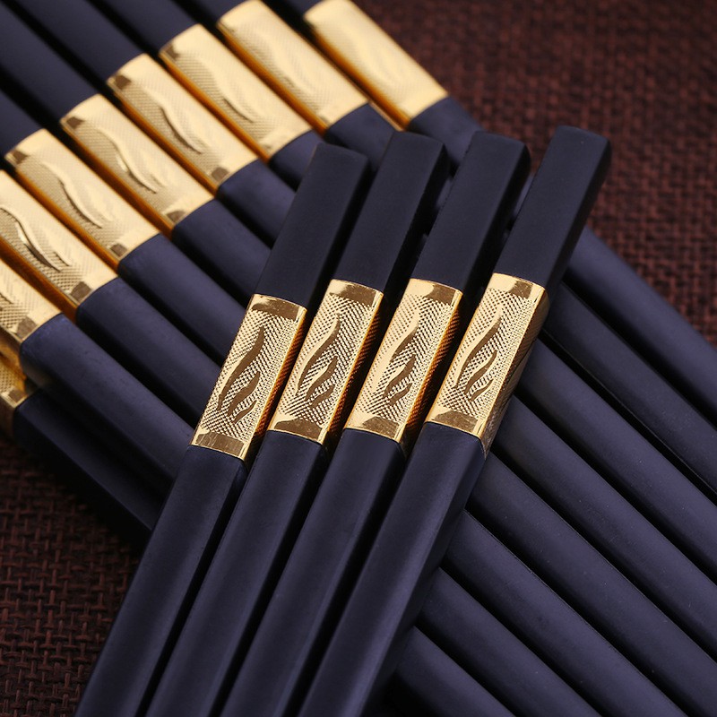 COMBO 10 ĐÔI ĐŨA SỪNG XUẤT NHẬT KHẲM VÀNG CAO CẤP(TRỢ GIÁ )