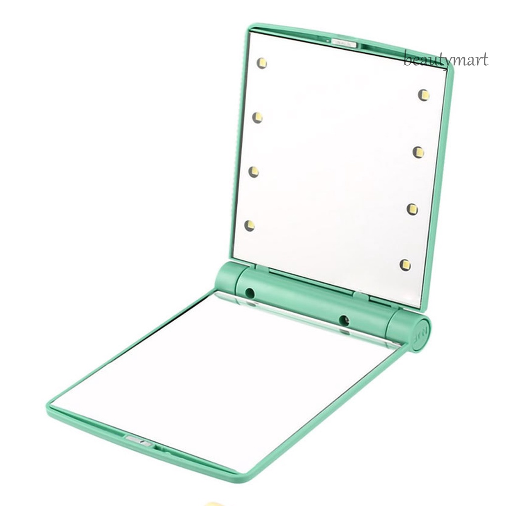 Gương Trang Điểm Để Bàn 8 Bóng Led Có Thể Gấp Gọn Tiện Dụng