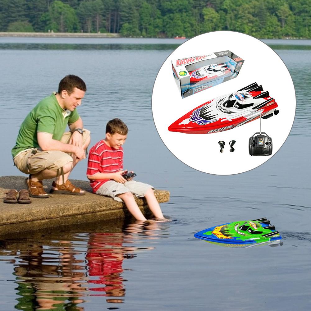 Tàu cano siêu tốc điều khiển từ xa cho bé-Tàu Cano chơi ngoài trời cao cấp chống nước