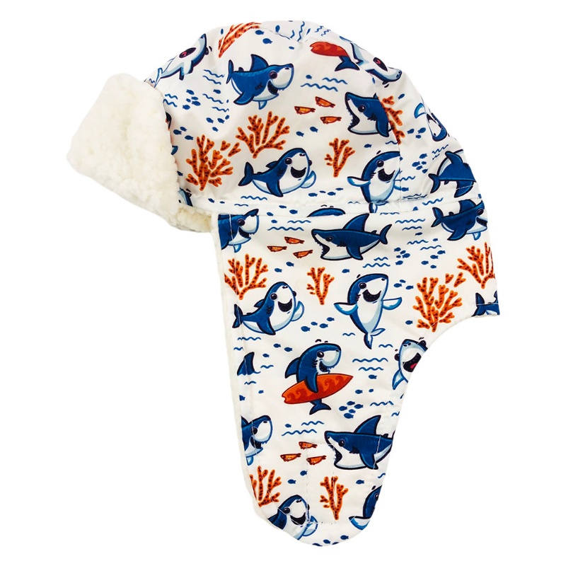 Bộ 2 Găng Tay + Mũ + Găng Tay Chống Nước Họa Tiết Hoạt Hình Giữ Ấm Mùa