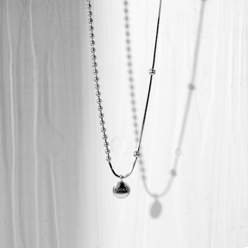 Vòng cổ Lucky cho nữ bạc ý S925, dáng vòng chorker mẫu mới nhất - DB2631 - Bảo Ngọc Jewelry
