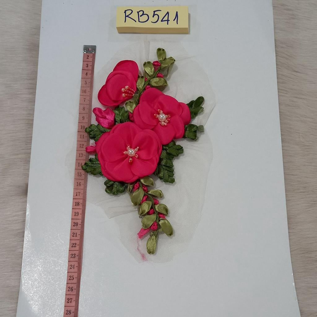 [Ảnh thật] [Có sẵn] hoa ruy băng trà 2 hoa  xinh xắn hành thiết kế cao cấp