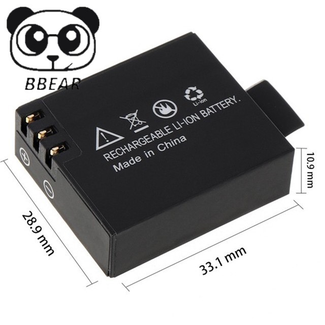Pin camera hành trình dung lượng 900mAh, 1050mAh, 1350mAh và Dock Sạc Đôi