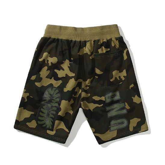 BAPE Quần Short Chất Liệu Cotton Thêu Trang Trí Thời Trang Dành Cho Cả Nam Và Nữ