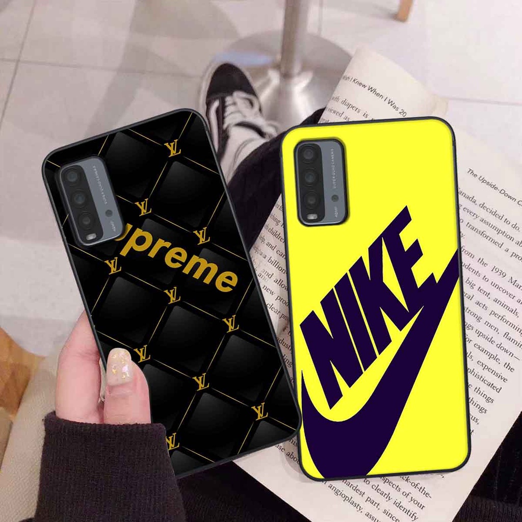 Ốp Xiaomi Redmi 9T in hình thương hiệu L.V, N.I.K.E cá tính, đẳng cấp