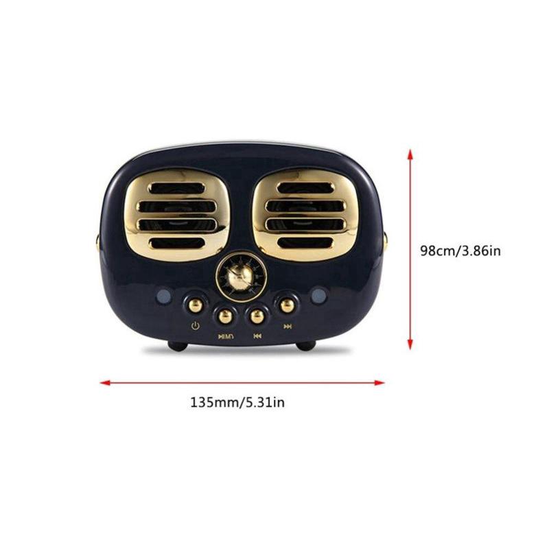 Loa mini Bluetooth không dây Retro HM12