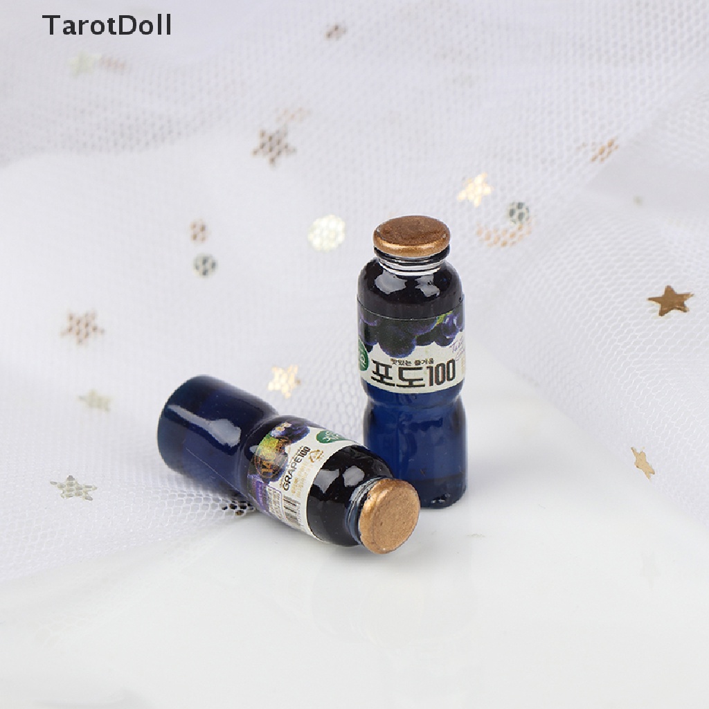 Set 5 Chai Nước Mini Tỉ Lệ 1: 12 Dùng Để Trang Trí Nhà Búp Bê