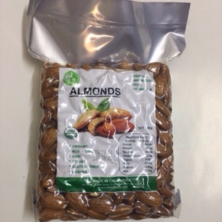 Nhân hạnh nhân sống mỹ gói 500g
