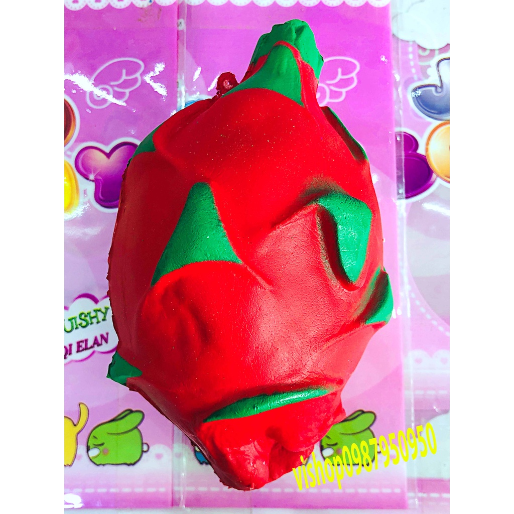 Squishy Lớn JUMBO Hình QUẢ THANH LONG Đồ Chơi Xốp Giảm Stress Hình mềm mịn dễ Thương đàn hồi Cho Bé
