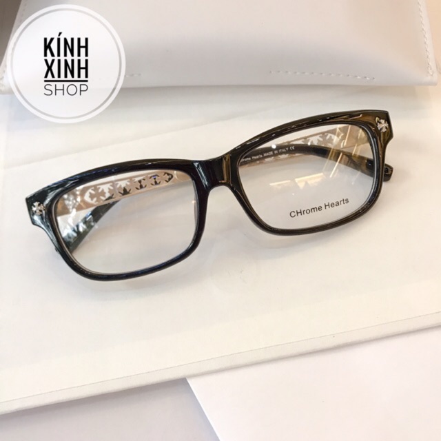 Kính CHROME HEARTS Mắt vuông kim loại - HOTT5