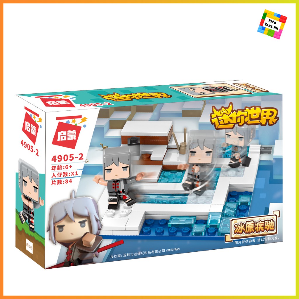 Bộ Đồ Chơi Lego Lắp Ráp Mô Hình Qman 4905 Minecraft Mini World Hành Tinh Lianmeng Cho Trẻ Từ 6 Tuổi