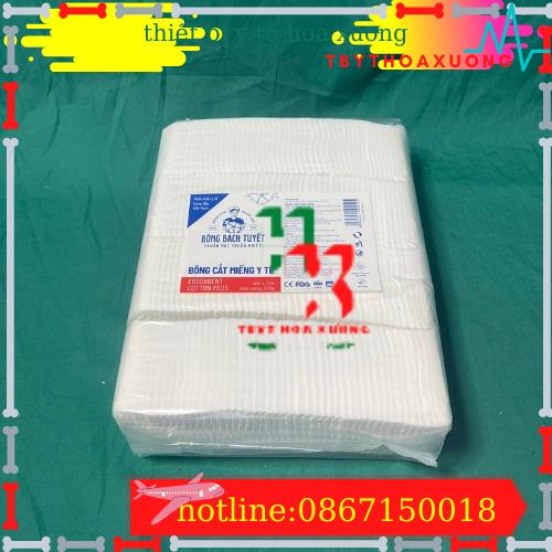 Bông Bạch Tuyết Cắt Miếng 1kg - Vệ Sinh Cho Bé