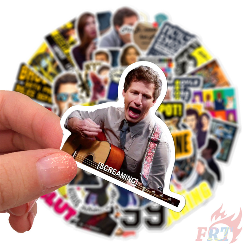 Bộ 50 miếng sticker chuyên dụng dán trang trí hình TV họa tiết Brooklyn Nine-Nine - Series 01