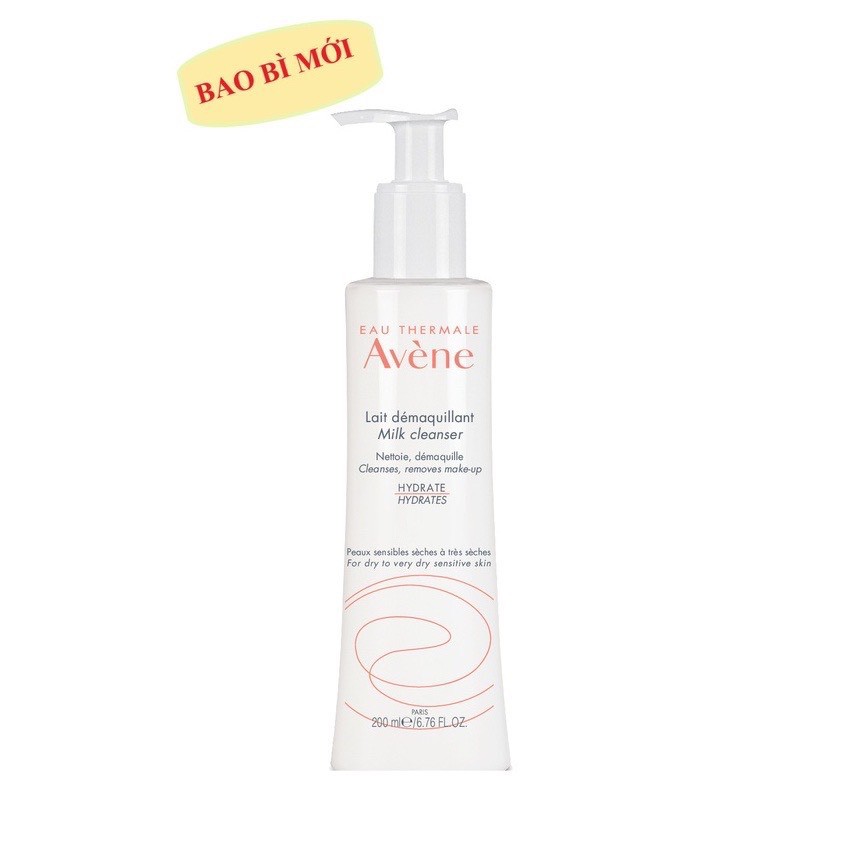 Sữa Rửa Mặt/Tẩy Trang Avene Dịu Nhẹ - Avene Gentle Milk Cleanser 200ml