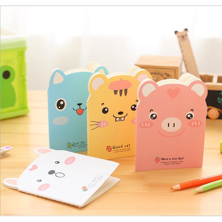 Sổ ghi chép hình gấu_sổ tay cute cho học sinh giá rẻ 40 trang