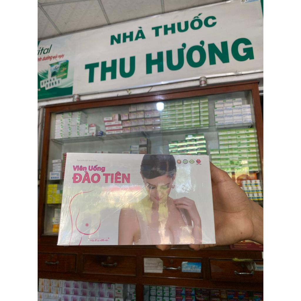 Viên uống nội tiết Đào Tiên - Hỗ trợ tăng kích thước vòng 1 - tăng cường nội tiết tố nữ - Hộp 40 viên