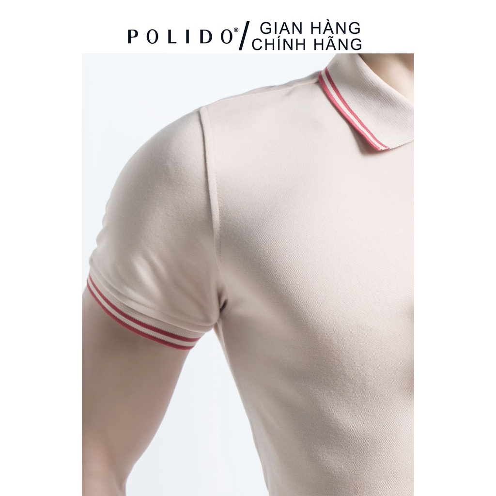 Áo Polo Tay Thêu Chữ CEFFYLO Vải Cotton Co Giãn 4 Màu Phong Cách | BigBuy360 - bigbuy360.vn