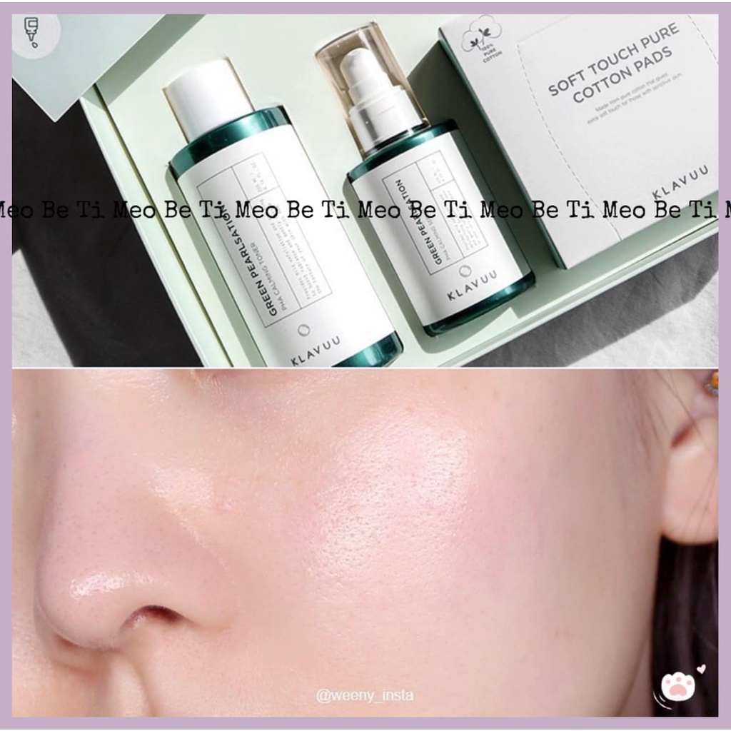 Tinh chất làm dịu da dành cho da mụn klavuu green pearlsation pha calming serum