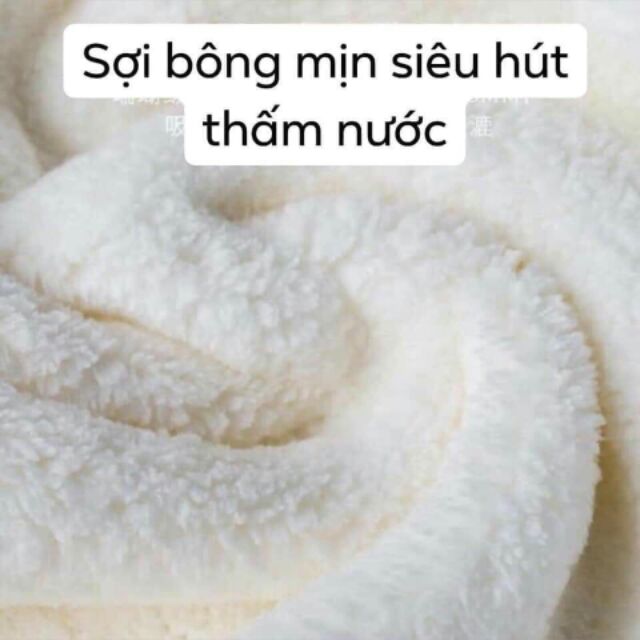 Khăn tự rút nước lau khô tóc thần thánh