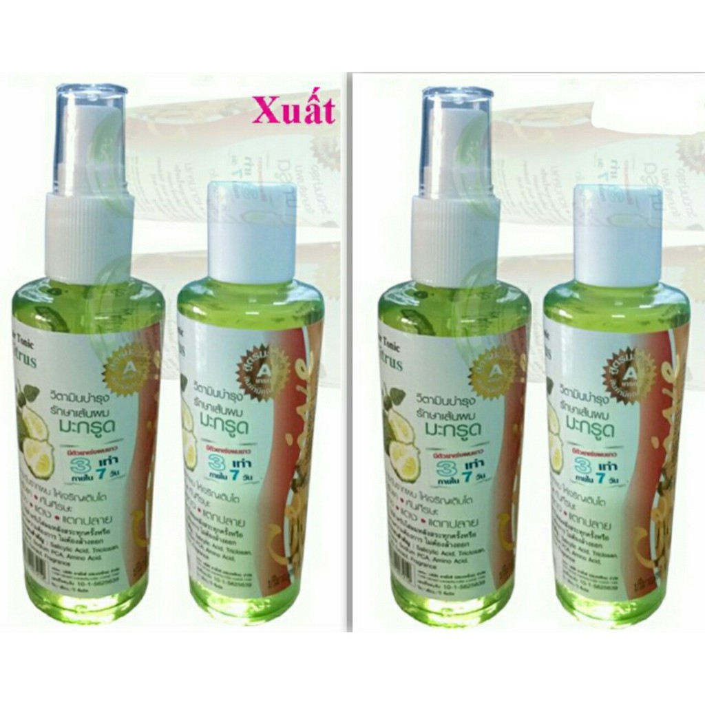 Tinh dầu kích thích mọc tóc và Làm sạch nấm Hair Tonic Citrus