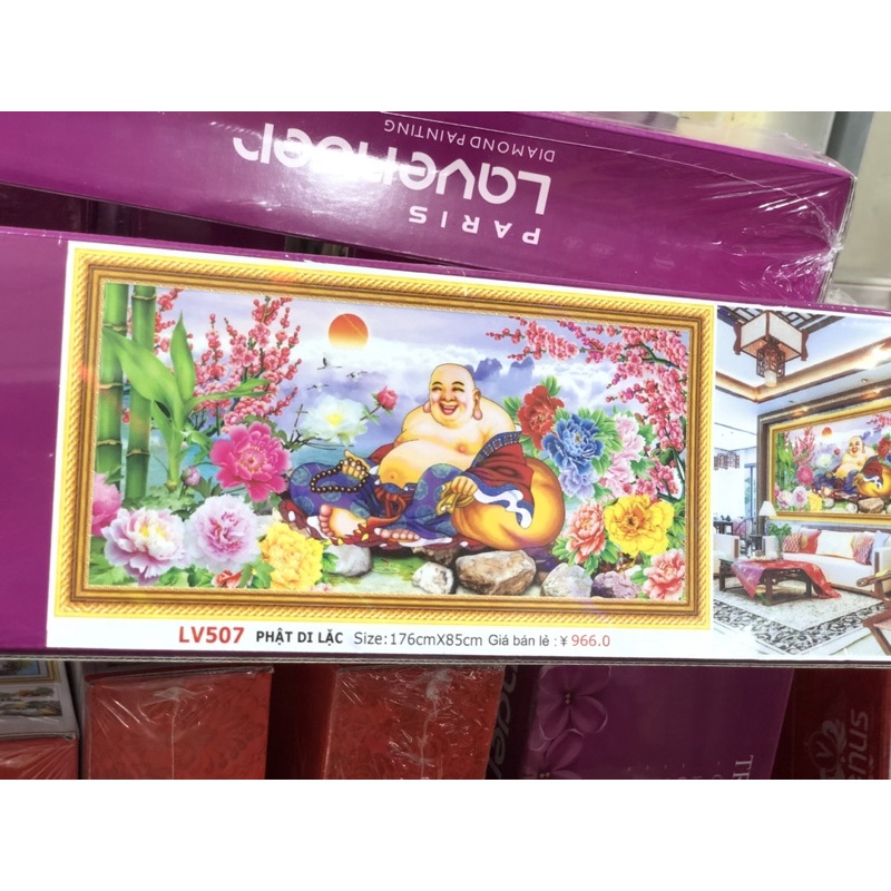 Tranh Đính Đá/Tranh Thêu Phật Di Lạc Lv477,Lv507,Lv3469,Lv3495