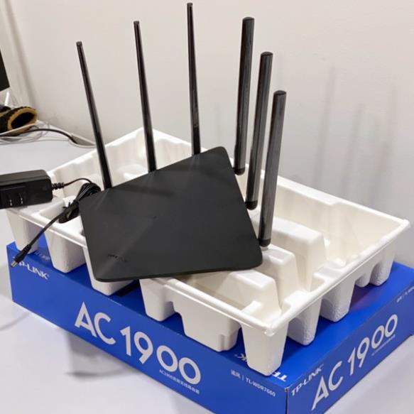 Bộ Phát Wifi 6 Râu TPlink WDR7660 - AC1900 - Siêu Khỏe - Fullbox