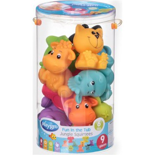 Playgro Fun In The Tub Jungle Squirtees 9 Pack