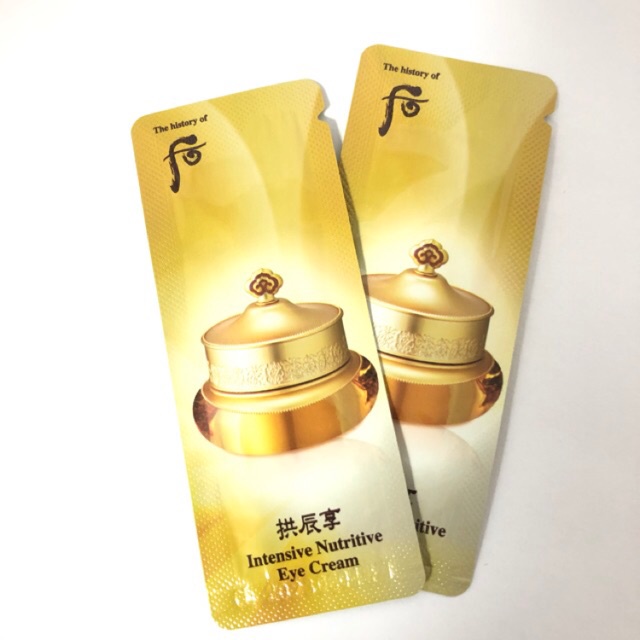 Kem dưỡng mắt Whoo vàng 1ML , chống nhăn giảm thâm , bọng mắt , chống lão hóa vùng da mắt  - Tado Cosmetics Store