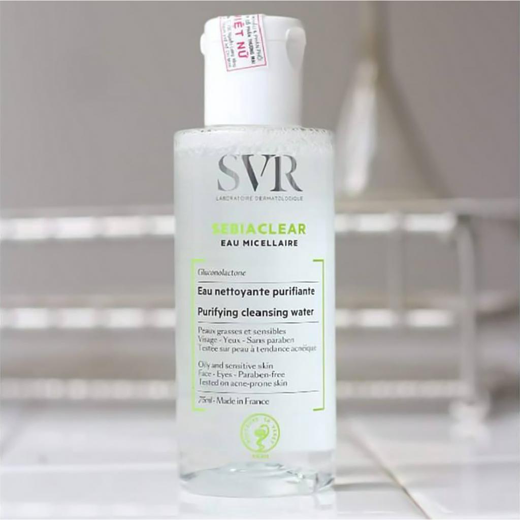 Nước Tẩy Trang SVR Cho Da Dầu, Nhạy Cảm Sebiaclear Eau Micellaire 75ml