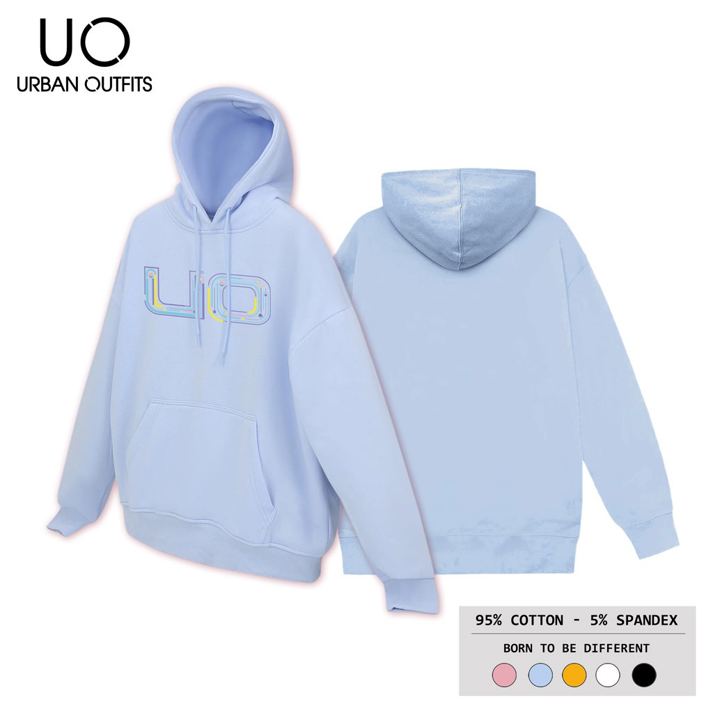 Áo Hoodie Nam Nữ Form Rộng URBAN OUTFITS In Chữ UO HOO10 Chui Đầu Thun Cotton Nỉ | BigBuy360 - bigbuy360.vn