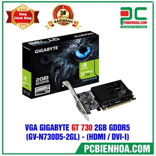 Mua VGA GIGABYTE GT 730 2GB GDDR5 ( GV-N730D5-2GL ) ( HDMI / DVI-I )