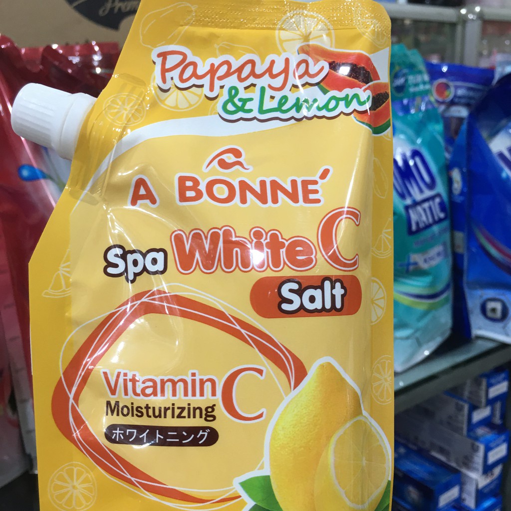 Muối Tắm Spa Vitamin C ABonne Túi Màu Vàng- Hàng Mới Về