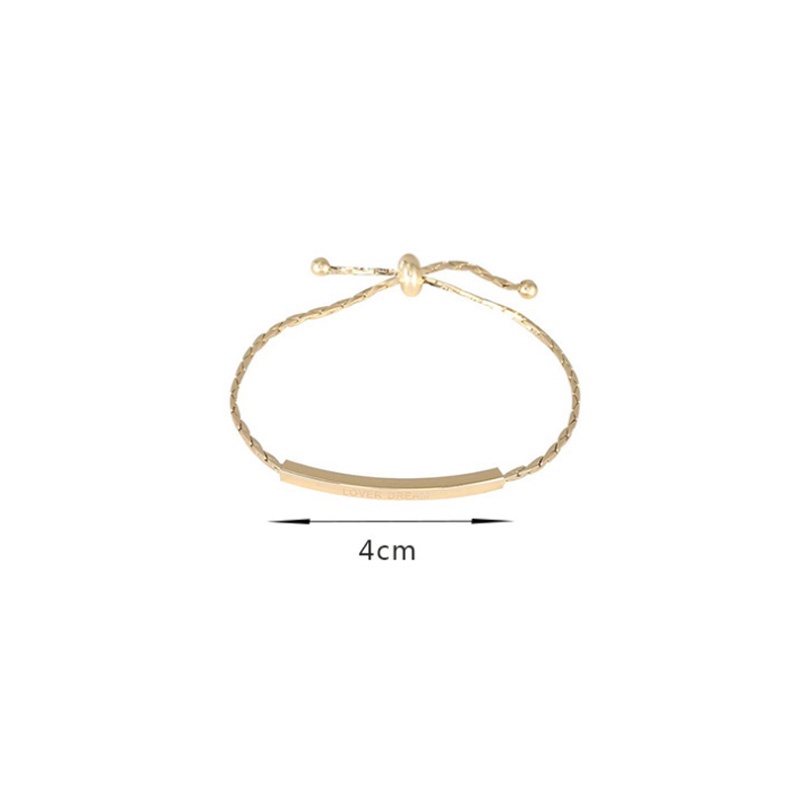 Vòng đeo tay dạng mở có thể điều chỉnh phong cách hiện đại